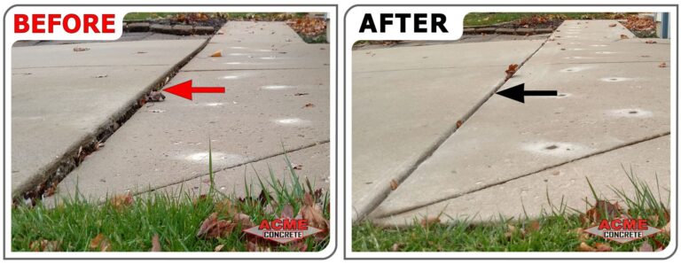 Raise Sunken Crystal Lake Driveway And Sidewalk 1152 60014
