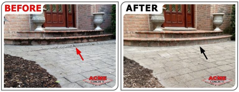 Raising Sunken Stamped Sidewalk16 60047