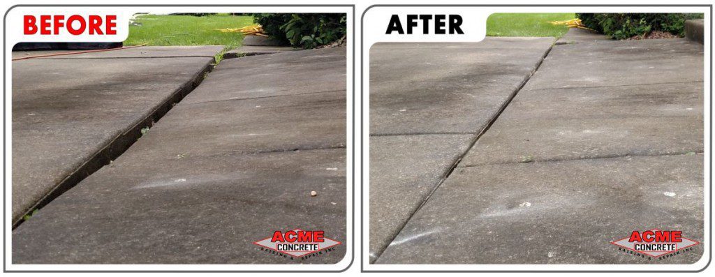 Lifting sunken patio in Inverness, IL