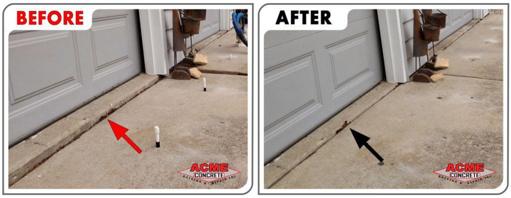 Concrete Driveway Raising Crystal Lake