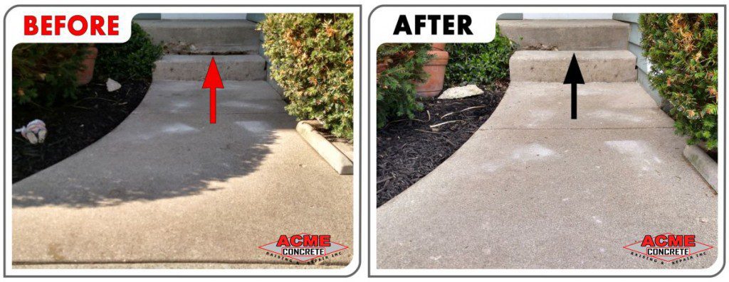 Washout can cause settled concrete