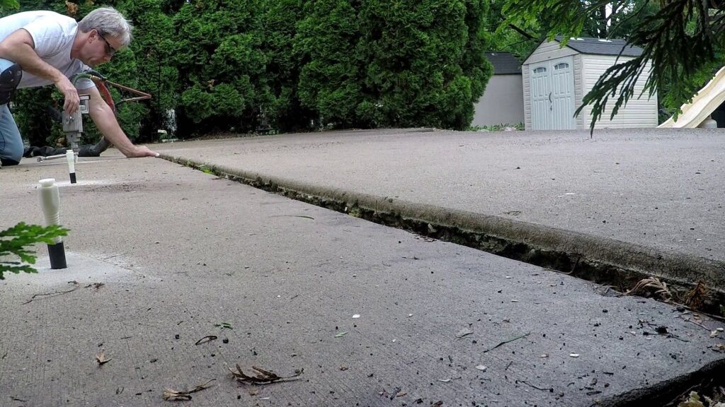 Sunken concrete problem two: sunken concrete patio