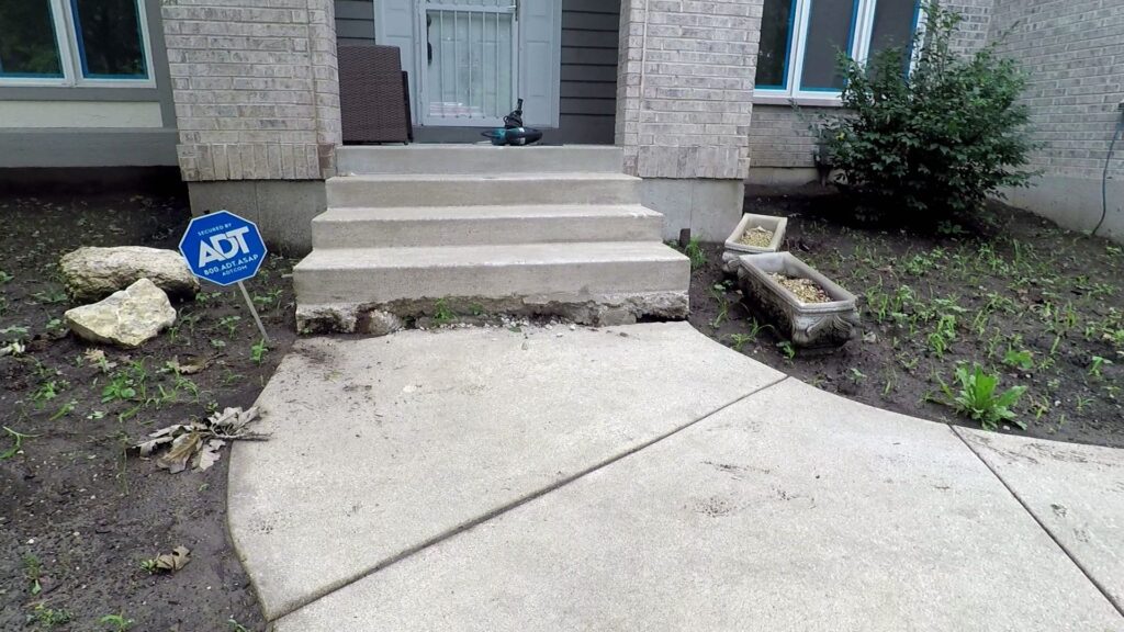Sunken concrete problem number one: Sunken Sidewalk